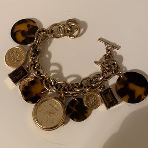 Michael Kors charm bracelet watch